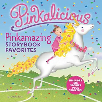 portada Pinkalicious: Pinkamazing Storybook Favorites: Includes 6 Stories Plus Stickers! (en Inglés)