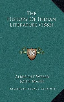 portada the history of indian literature (1882) (en Inglés)