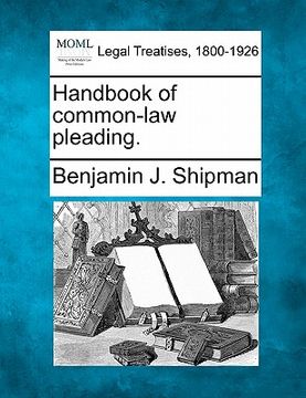 portada handbook of common-law pleading. (en Inglés)