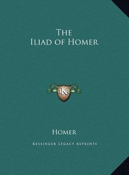 portada the iliad of homer (in English)