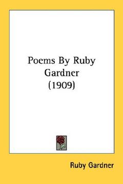portada poems by ruby gardner (1909) (en Inglés)