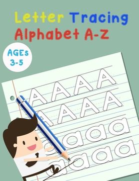 portada Letter Tracing Alphabet A-Z: Handwriting Workbook and Practice for Kids Ages 3-5, Letter Tracing Book for Preschoolers, The Funniest ABC Book (in English)