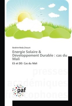 portada Energie Solaire   Développement Durable: cas du Mali (OMN.PRES.FRANC.)