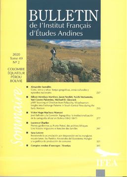 portada Bulletin 49(2) Costa, sierra y selva: franjas geográficas, zonas culturales y episodios nacionales y otros artículos (in Spanish)