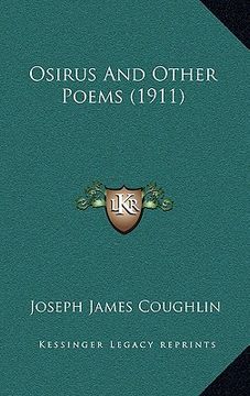 portada osirus and other poems (1911) (en Inglés)