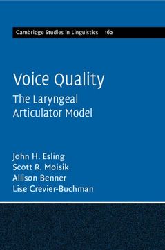 portada Voice Quality (Cambridge Studies in Linguistics, Series Number 162) (en Inglés)