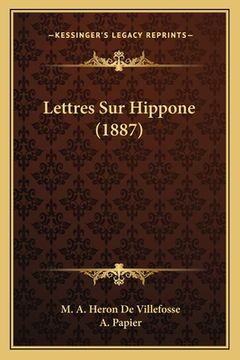 portada Lettres Sur Hippone (1887) (in French)