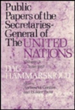 portada Public Papers of the Secretaries General of the United Nations (en Inglés)