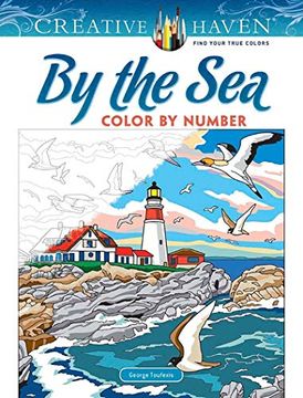 portada Creative Haven by the sea Color by Number (in English)