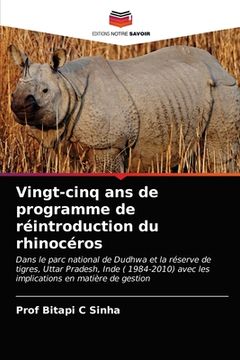 portada Vingt-cinq ans de programme de réintroduction du rhinocéros (en Francés)