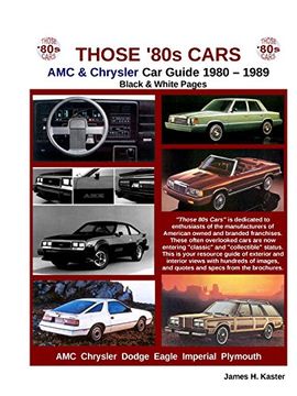 portada Those 80s Cars - AMC & Chrysler (Black & White)
