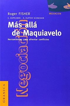portada Más Allá de Maquiavelo: Herramientas Para Afrontar Conflictos (in Spanish)