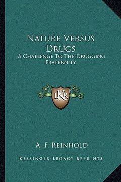 portada nature versus drugs: a challenge to the drugging fraternity (en Inglés)