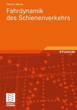 portada Fahrdynamik des Schienenverkehrs (German Edition)