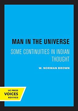 portada Man in the Universe: Some Continuities in Indian Thought (en Inglés)