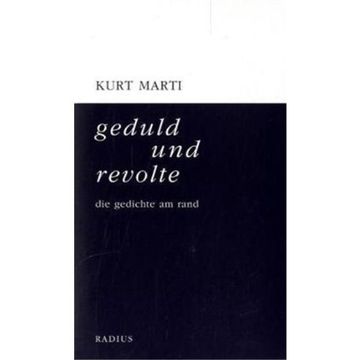 portada geduld und revolte: die gedichte am rand (in German)