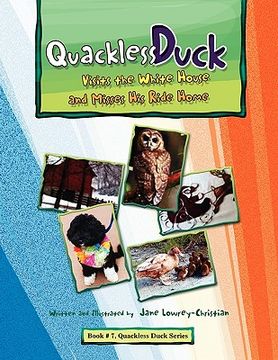 portada quackless duck visits the white house (en Inglés)