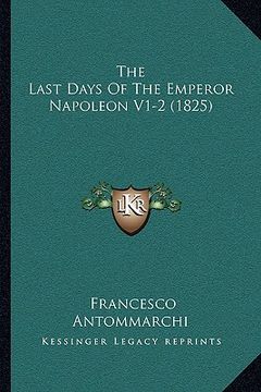 portada the last days of the emperor napoleon v1-2 (1825)