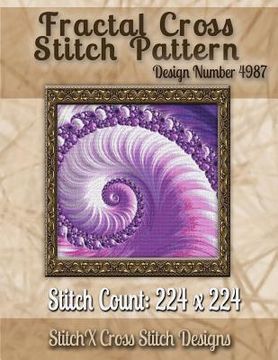 portada Fractal Cross Stitch Pattern: Design No. 4987 (en Inglés)