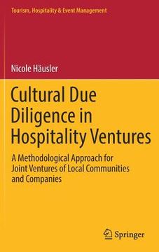portada Cultural Due Diligence in Hospitality Ventures: A Methodological Approach for Joint Ventures of Local Communities and Companies (en Inglés)