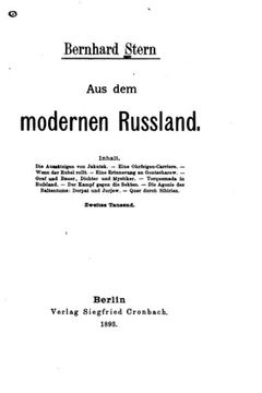 portada Aus dem modernen Russland (German Edition)