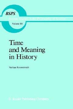portada time and meaning in history (en Inglés)