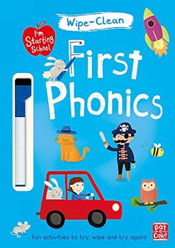 portada First Phonics: Wipe-clean book with pen (I'm Starting School)