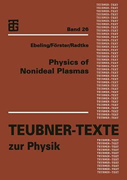 portada Physics of Nonideal Plasmas (en Alemán)