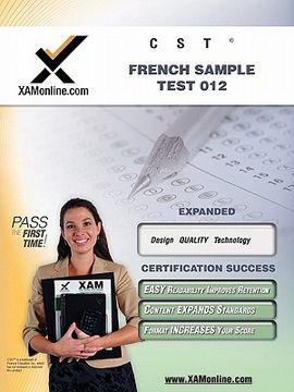 portada nystce cst french sample test 012: teacher certification exam (en Inglés)