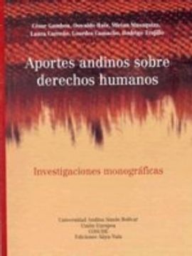 portada Aportes andinos sobre derechos humanos. Investigaciones monográficas