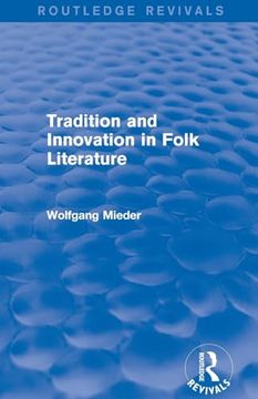 portada Tradition and Innovation in Folk Literature (en Inglés)