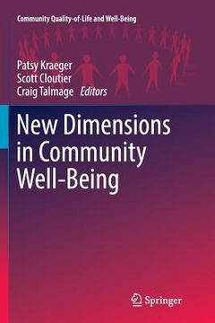 portada New Dimensions in Community Well-Being (en Inglés)