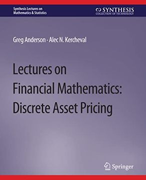 portada Lectures on Financial Mathematics: Discrete Asset Pricing (en Inglés)