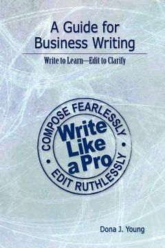 portada a guide for business writing