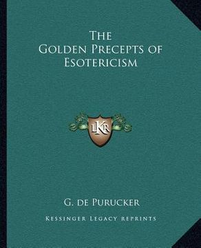 portada the golden precepts of esotericism (in English)