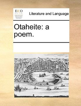 portada otaheite: a poem.