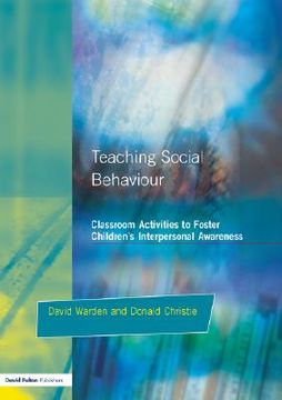 portada teaching social behaviour (in English)
