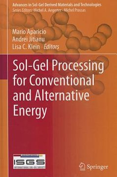 portada sol-gel processing for conventional and alternative energy (en Inglés)