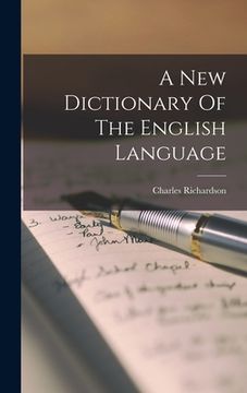 portada A New Dictionary Of The English Language (en Inglés)