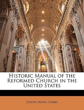 portada historic manual of the reformed church in the united states