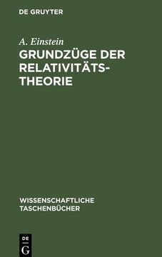 portada Grundzüge der Relativitätstheorie (en Alemán)