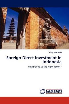 portada foreign direct investment in indonesia (en Inglés)