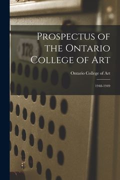 portada Prospectus of the Ontario College of Art: 1948-1949 (in English)
