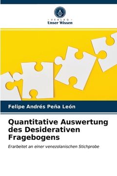 portada Quantitative Auswertung des Desiderativen Fragebogens (en Alemán)