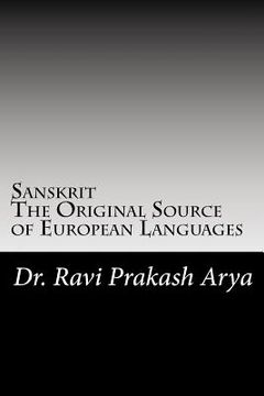 portada Sanskrit: The Original Source of European Languages (en Inglés)