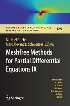 portada Meshfree Methods for Partial Differential Equations IX (en Inglés)