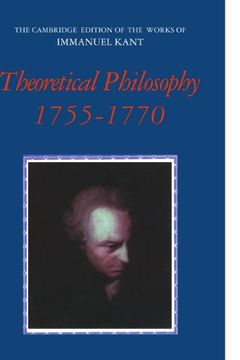 portada Theoretical Philosophy, 1755–1770 (The Cambridge Edition of the Works of Immanuel Kant) (in English)