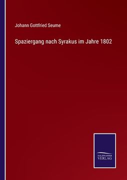 portada Spaziergang nach Syrakus im Jahre 1802