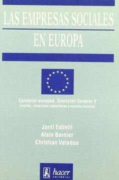 portada Las Empresas Sociales en Europa (in Spanish)