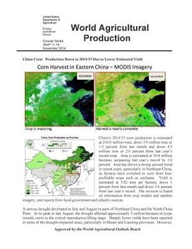 portada World Agricultural Production: Corn Harvest in Eastern China (in English)